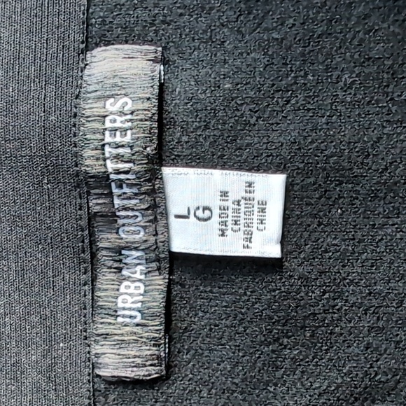 Sweater mini skirt notch at the hem black size L - Picture 6 of 9